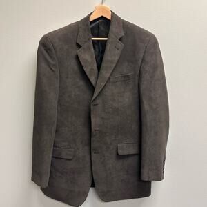 Calvin Klein Blazer Men’s Size 40L Brown Suit‎ Coat See Details